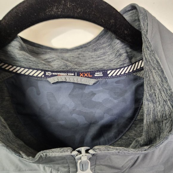 Southern Tide Men's Dark Grey Abercorn Performance Puffer Vest XXL 2XL $138 - Picture 6 of 13